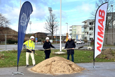 Första spadtag på Meteorologen i Lund